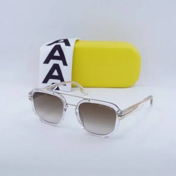 🕶️ New Marc Jacobs MARC588/S 0900HA Sunglasses -Crystal Frame, Brown Lenses - Picture 11 of 11